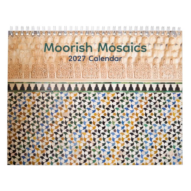 Calendário Mosaicos Mouriscos 2026 (Capa)
