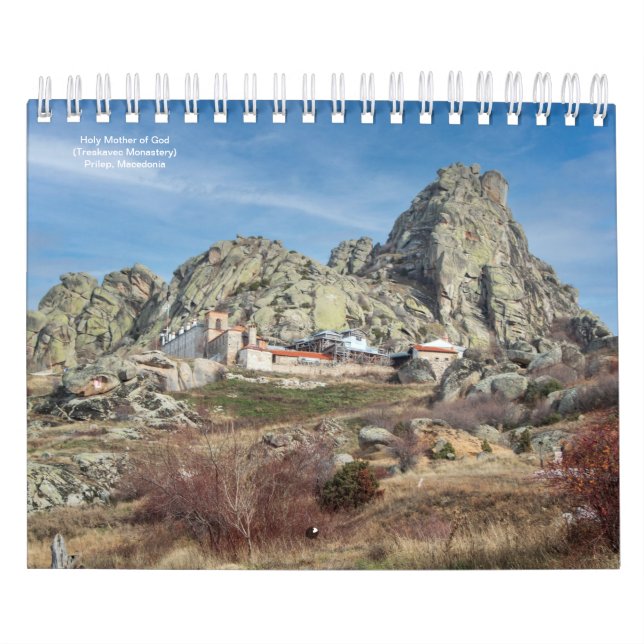Calendário Mosteiro de Treskavec - Foto Prilep (Capa)