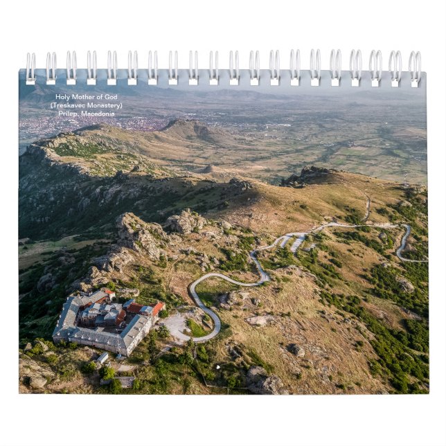 Calendário Mosteiros e Igrejas de Prilep: Uma Fotografia (Capa)