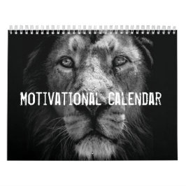 Calendário Motivação Animal - Inspiração Gym Hustle