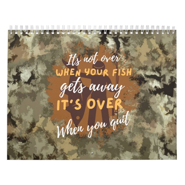 Calendário Motivação de pesca | Não superior (Capa)