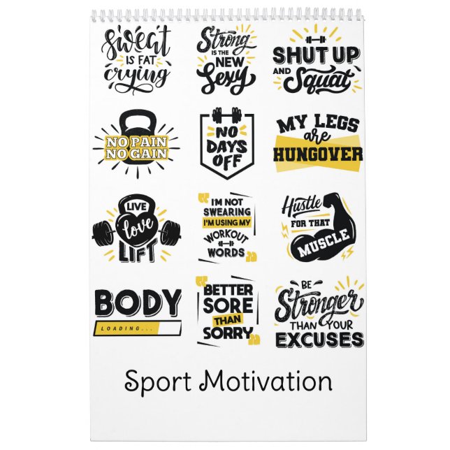 Calendário Motivação desportiva (Capa)