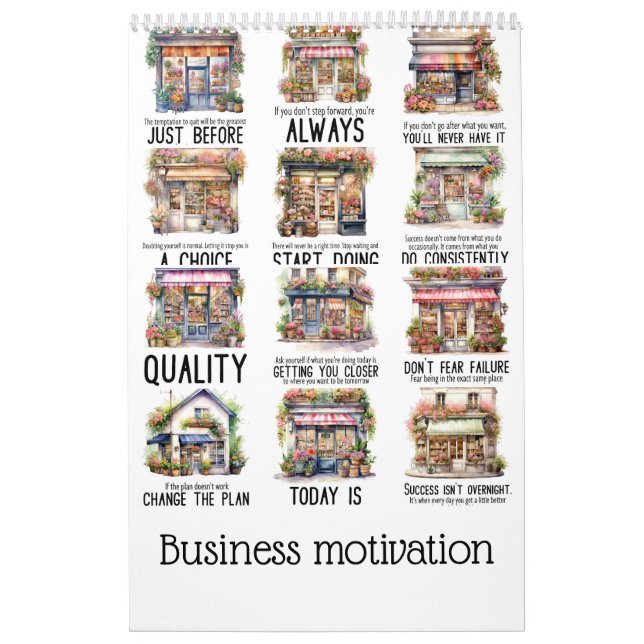 Calendário Motivação empresarial (Capa)