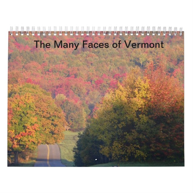 Calendário Muitas caras de Vermont (Capa)