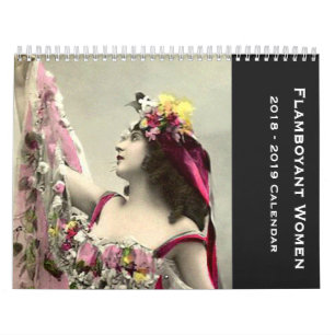 Calendário Mulheres chamativos 2018 - 2019