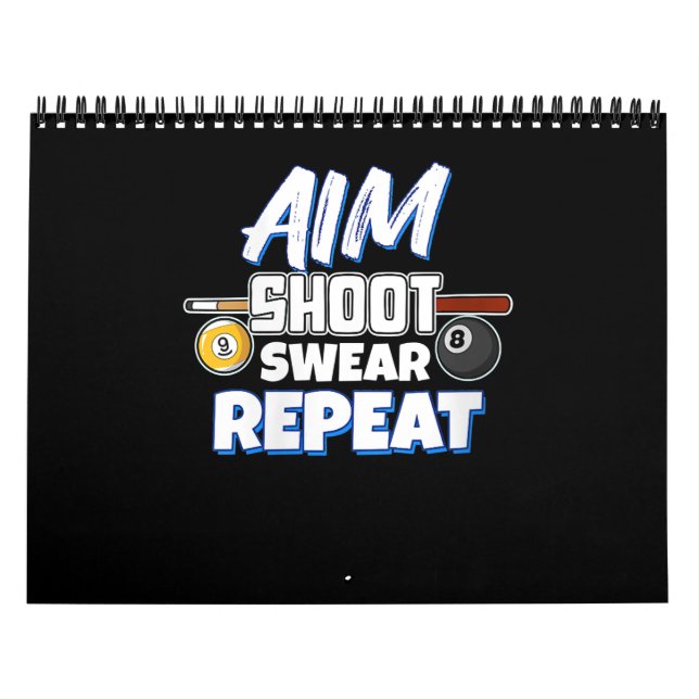 Calendário Mulheres Engraçadas Jogador De Piscinas Gift Billi (Capa)