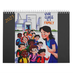 Calendário Mulheres Nossa Classe é uma família