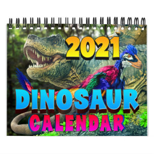CALENDÁRIO MUNDIAL DO DINOSSAUR DE 2021: Impressão