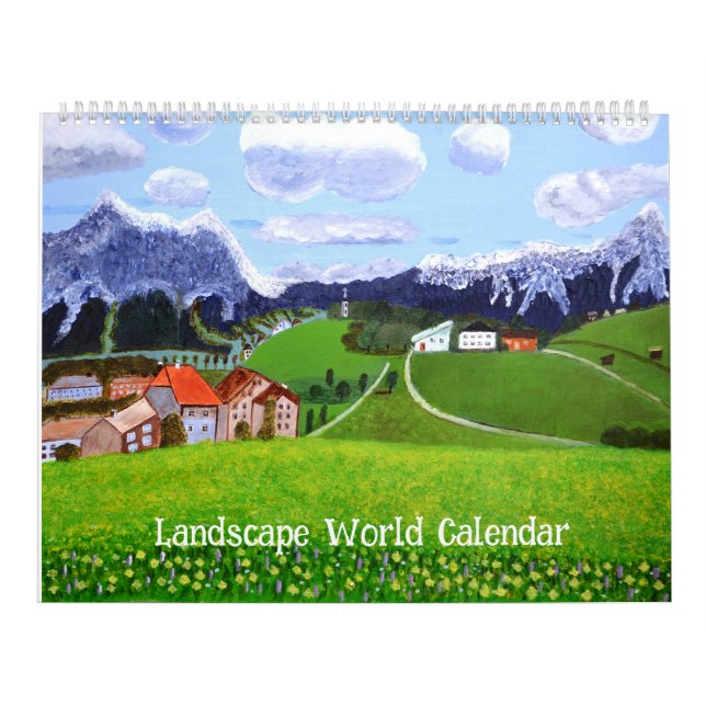 Calendário Mundial Paisagem (Capa)