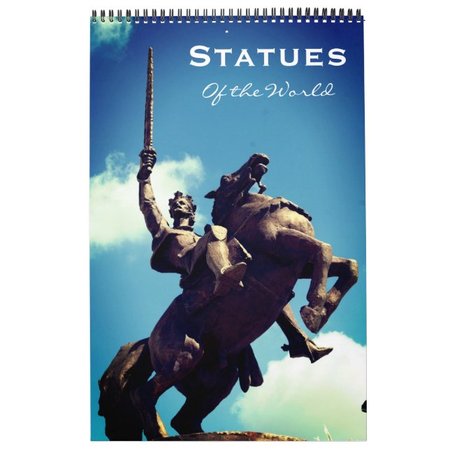 Calendário mundo de estátuas (Capa)