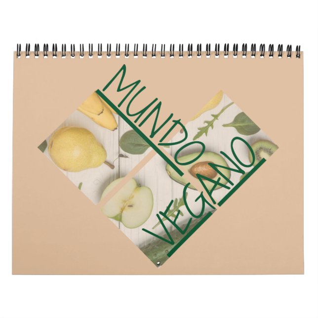 Calendário Mundo vegano | Vegan world (Capa)
