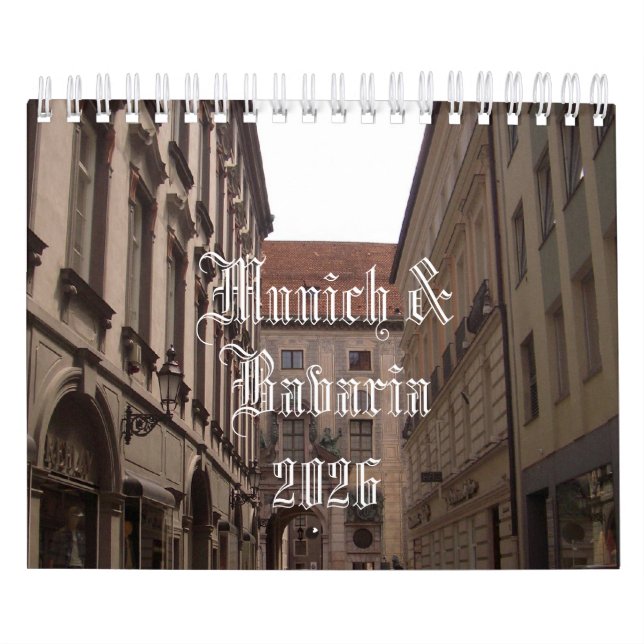 Calendário Munique & Baviera 2026 (Capa)