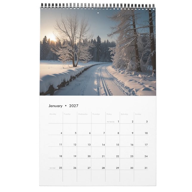 Calendário Muro Cênico 2025 (Jan 2027)