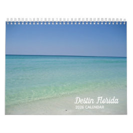 Calendário Muro de 2026 da Destin Florida Photoographic