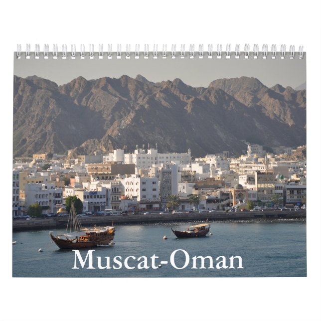 Calendário Muscat-Oman Calendar (Capa)