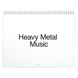 Calendário Música Heavy Metal