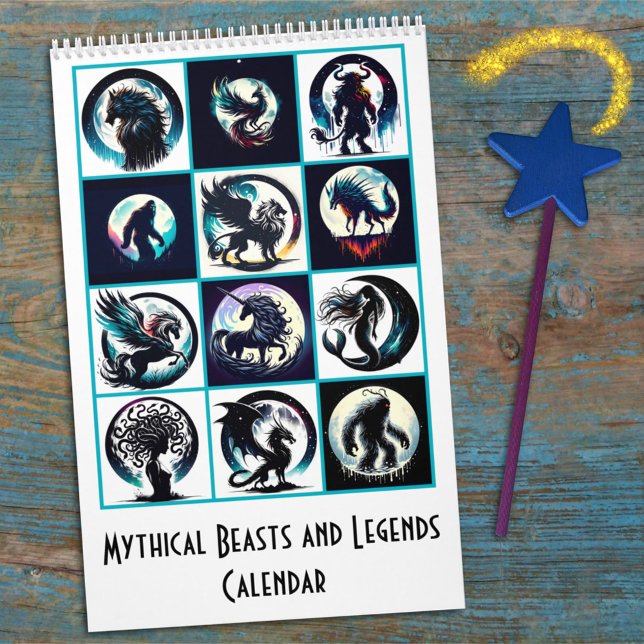 Calendário Mystical Beast and Legends (Criador carregado)