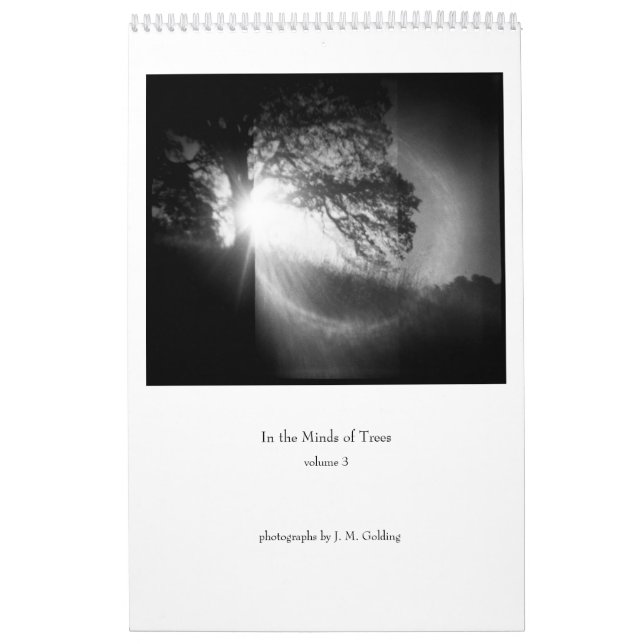 Calendário Na mente das árvores, volume 3 (Capa)