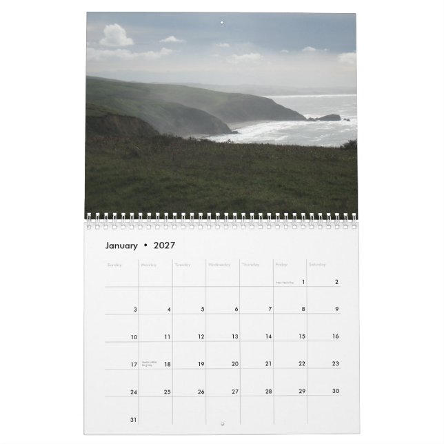 Calendário nacional do litoral 2010 de Reyes do (Jan 2027)
