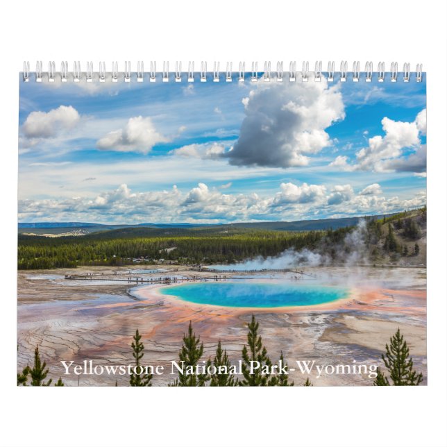 Calendário Nacional do Parque Nacional de Yellowst (Capa)