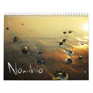 Calendário Namíbia bonita