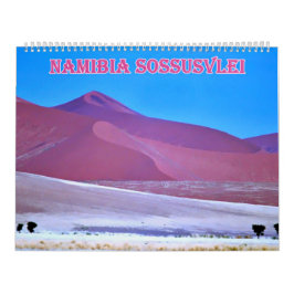 Calendário namibia sossusvlei