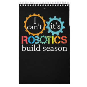 Calendário Não É Possível Que Os Robóticos Construam Pres