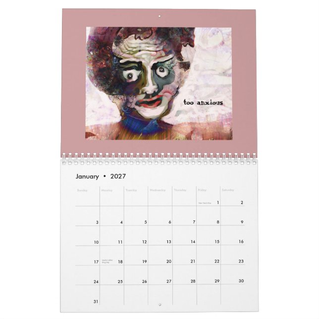 Calendário NÃO em F---livro (Jan 2027)