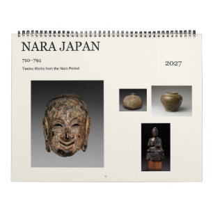 Calendário Nara Japão 710–794 Doze Obras de Arte 2027