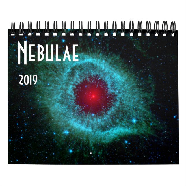 Calendário NASA 2019 do universo da astronomia de espaço das (Capa)