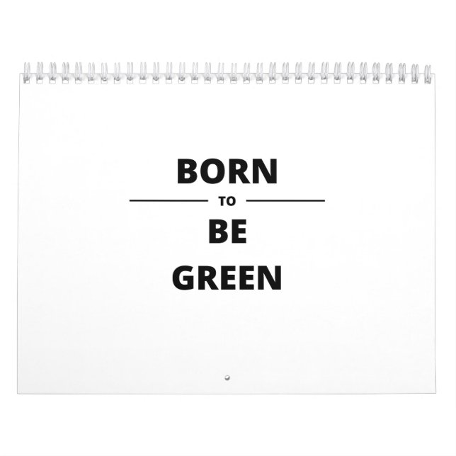 CALENDÁRIO NASCER DE SER VERDE (Capa)