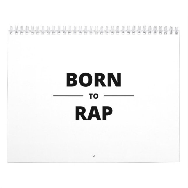 CALENDÁRIO NASCER PARA RAP (Capa)