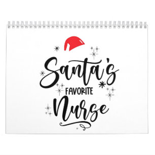 Calendário Natal do Enfermeiro Favorito do Papai Noel
