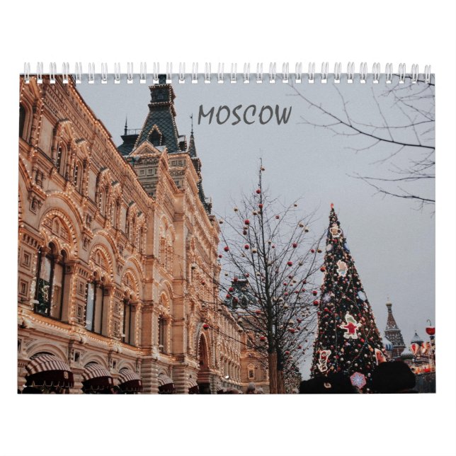Calendário Natal em Moscou (Capa)