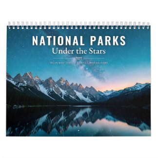 Calendário National Parks Under the Stars 2027 Night Sky