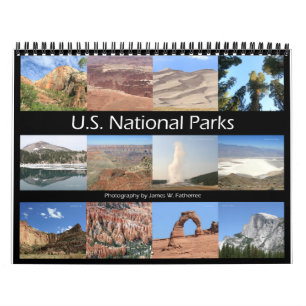 Calendário National Parks Wall Calendar de J.W. Pai.