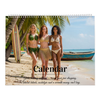 Calendário Natural de Praia 2026 - Elegante e Repr