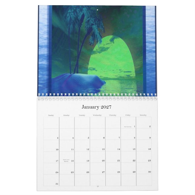 Calendário Nature 2009 (Jan 2027)