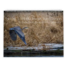 Calendário Nature e Wildlife Images do Oregon