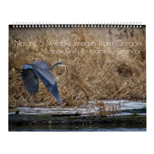 Calendário Nature e Wildlife Images do Oregon (Capa)