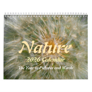 Calendário Nature O Ano em Imagens e Palavras 2026