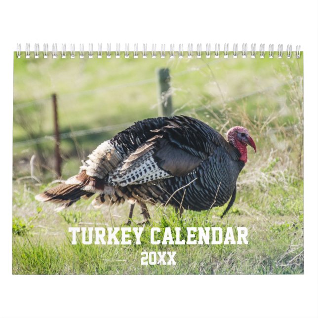 Calendário Nature Wild Turkey (Capa)