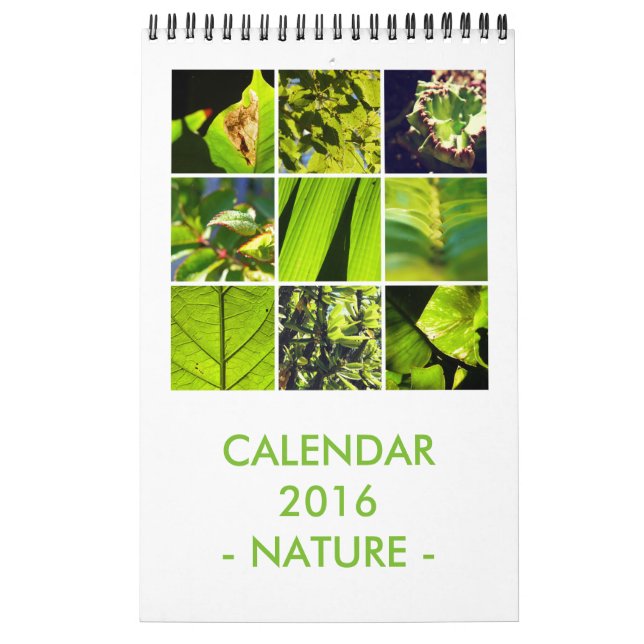 Calendário Natureza (Capa)