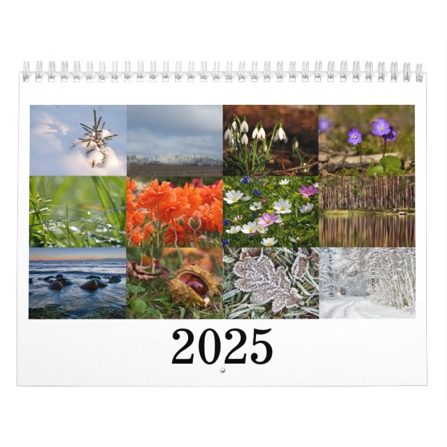Calendário Natureza da Estônia 2025 (Capa)