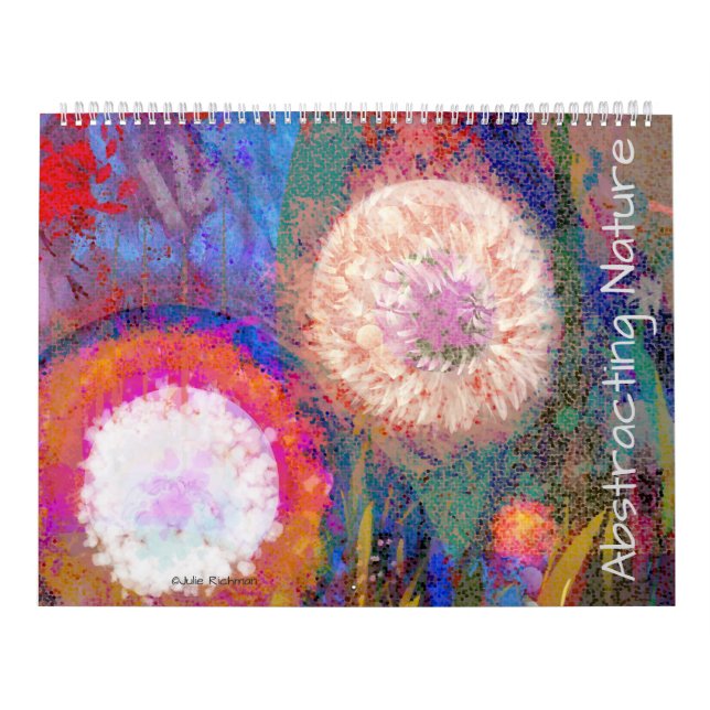 Calendário Natureza de abstracção (Capa)