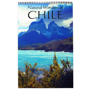 Calendário natureza do chile