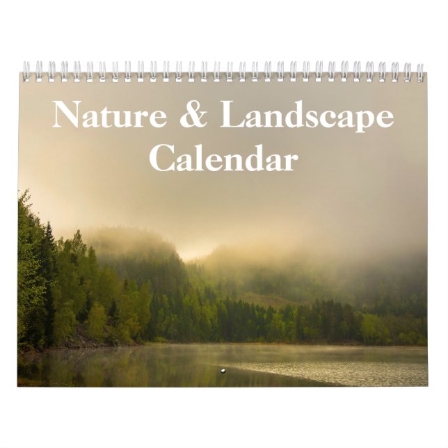 Calendário Natureza e Paisagem Fotografia 2025 (Capa)