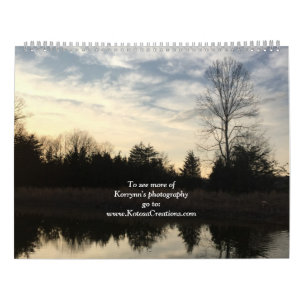 Calendário Natureza Fotografia de 2020 Korrynn