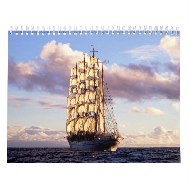 Calendário Navios e velas (Capa)