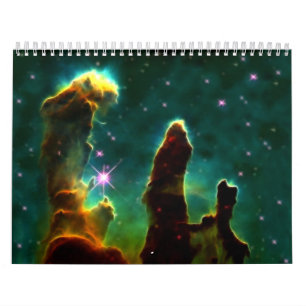 Calendário Nebulosa de M16 Eagle ou colunas da criação